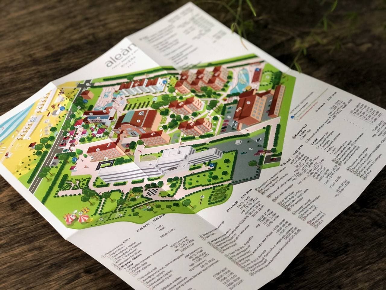 Отрисовка карты территории &quot;Ривьера&quot;